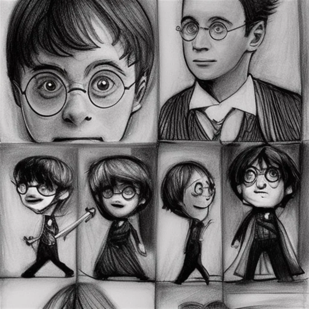 Jak narysować Harry'ego Pottera krok po kroku