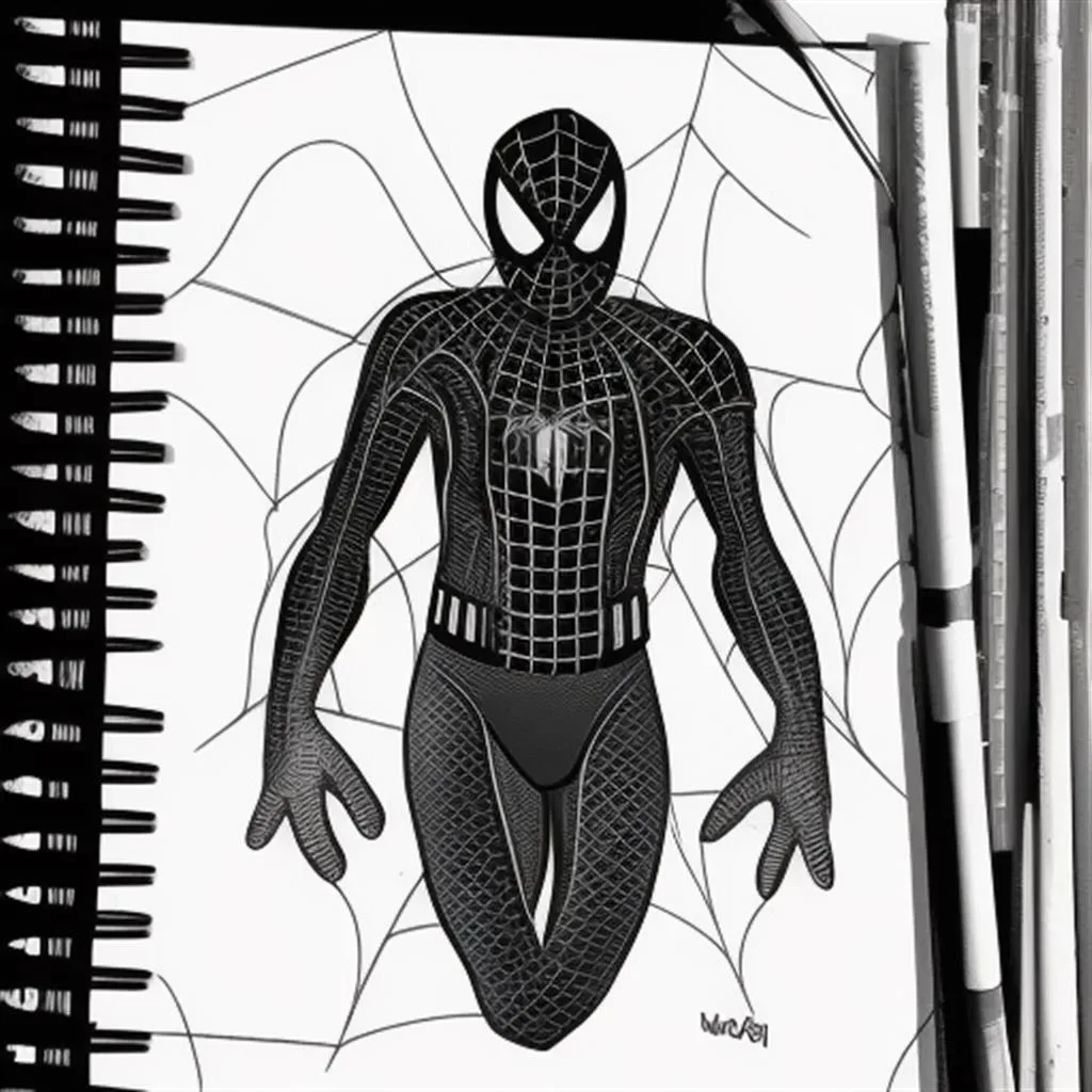 Jak narysować Spider-Mana