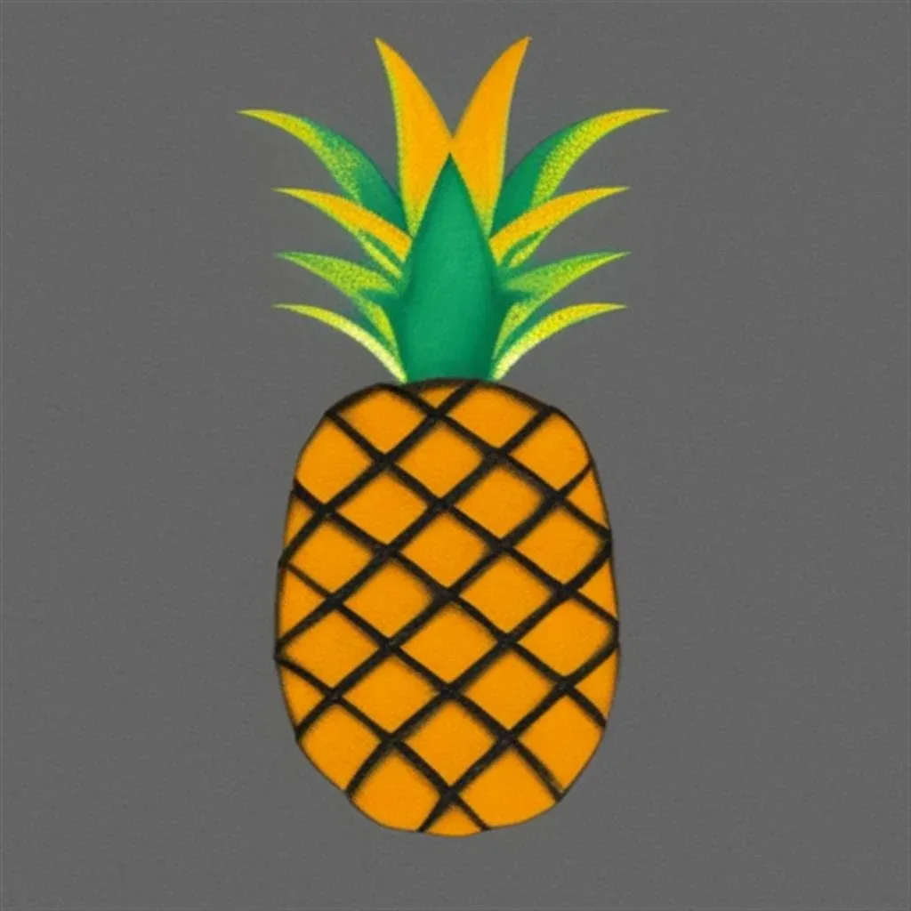 Jak narysować ananasa