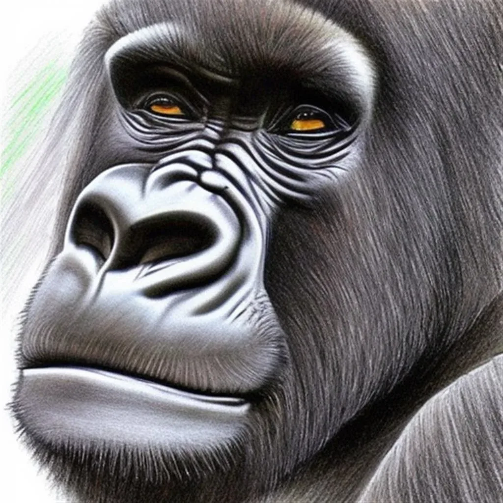 Jak narysować goryla