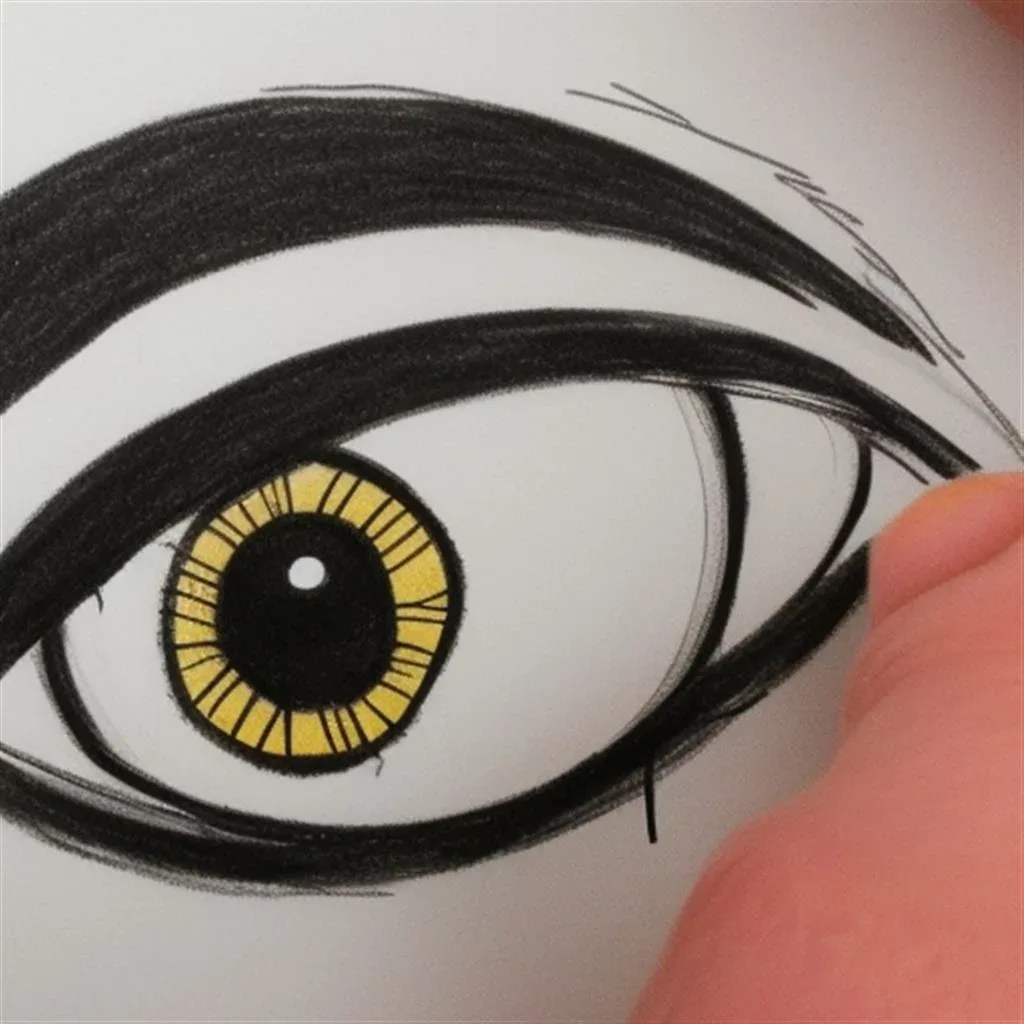Jak narysować oczy z kreskówki